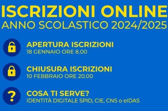 Iscrizioni a.s. 2024/2025